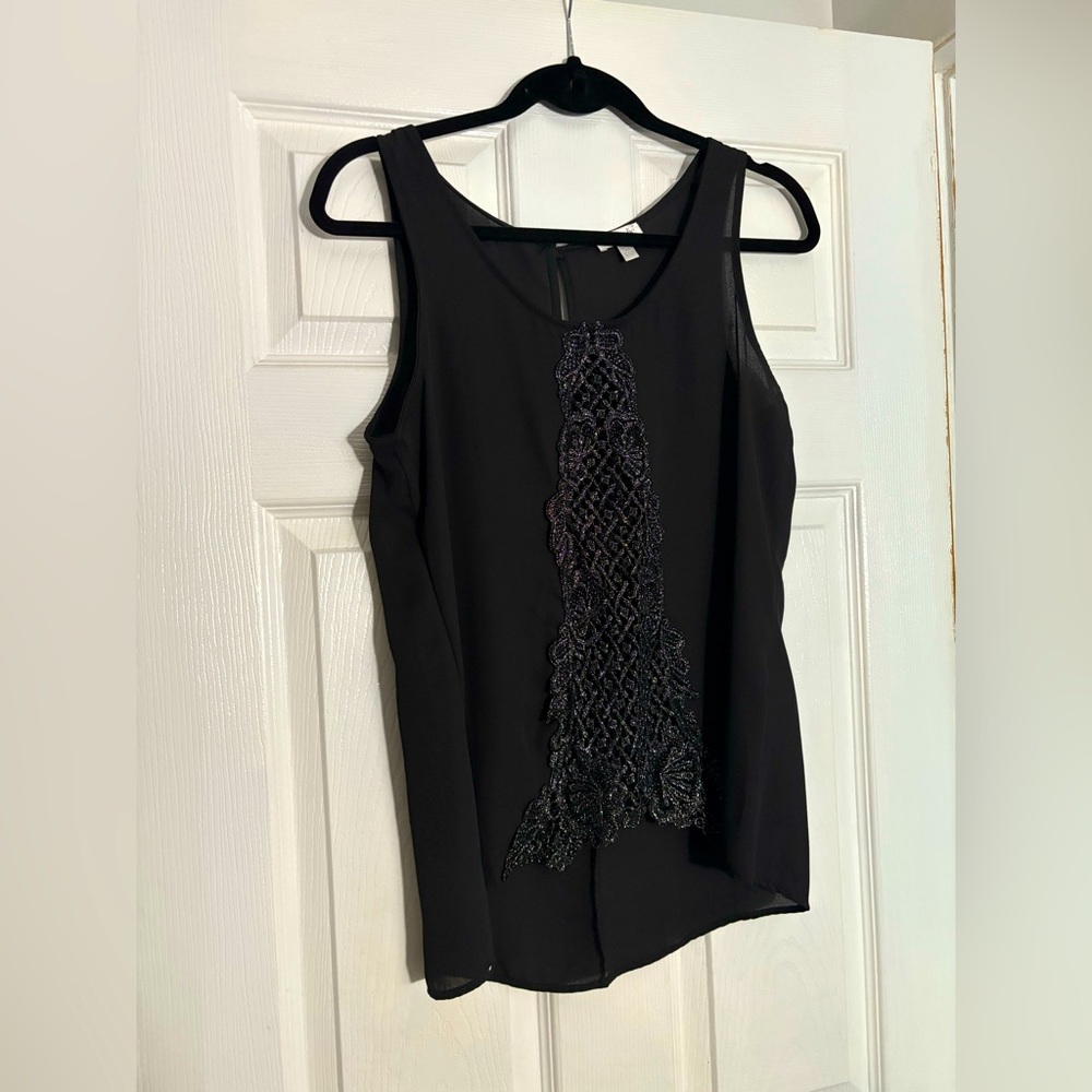 Charming Charlie black tank